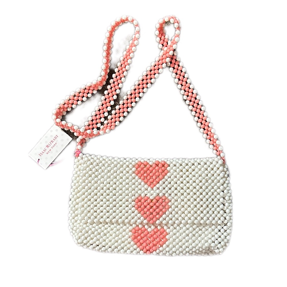 Adorable Beaded Heart Purse